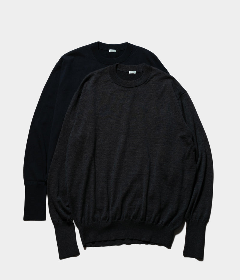 A.PRESSE "Wool Knit L/S T-Shirt"