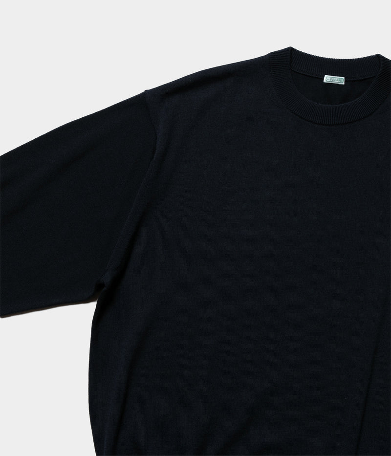 A.PRESSE "Wool Knit L/S T-Shirt"