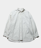 STILL BY HAND "SH01243" Garment-dye over shirt