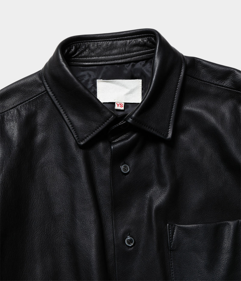 YOKO SAKAMOTO "LEATHER BIG SHIRT"