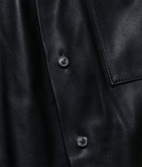 YOKO SAKAMOTO "LEATHER BIG SHIRT" 