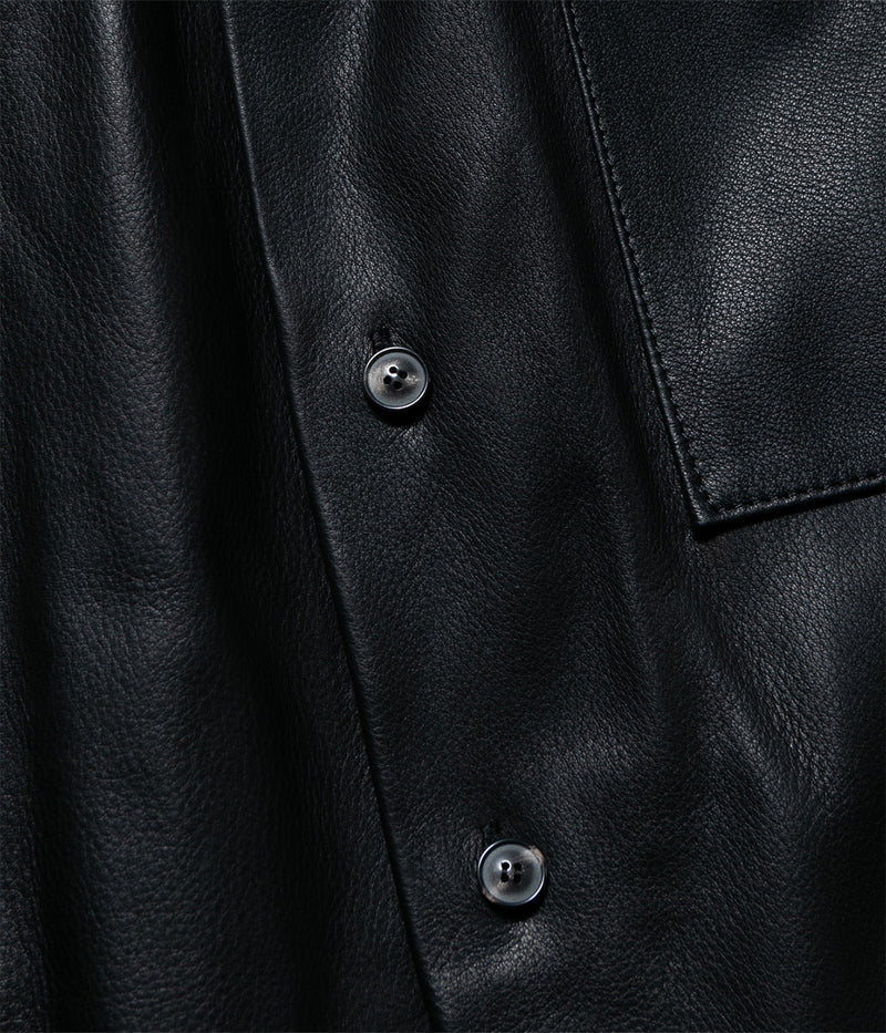 YOKO SAKAMOTO "LEATHER BIG SHIRT"