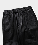 YOKO SAKAMOTO "LEATHER STRAIGHT PANTS" 