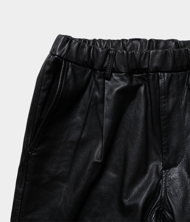 YOKO SAKAMOTO "LEATHER STRAIGHT PANTS" 