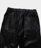 YOKO SAKAMOTO "LEATHER STRAIGHT PANTS"