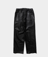 YOKO SAKAMOTO "LEATHER STRAIGHT PANTS" 