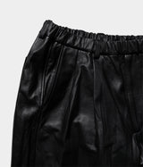 YOKO SAKAMOTO "LEATHER WIDE PANTS" 