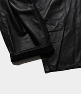 YOKO SAKAMOTO "LEATHER WIDE PANTS" 