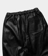 YOKO SAKAMOTO "LEATHER WIDE PANTS" 