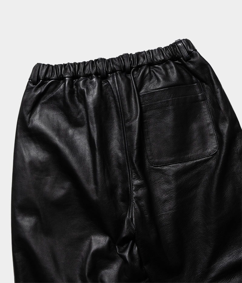 YOKO SAKAMOTO "LEATHER WIDE PANTS"