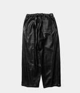 YOKO SAKAMOTO "LEATHER WIDE PANTS" 