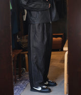 YOKO SAKAMOTO "LEATHER WIDE PANTS" 