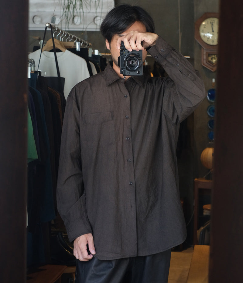 YOKO SAKAMOTO "REGULAR COLLAR SHIRT"