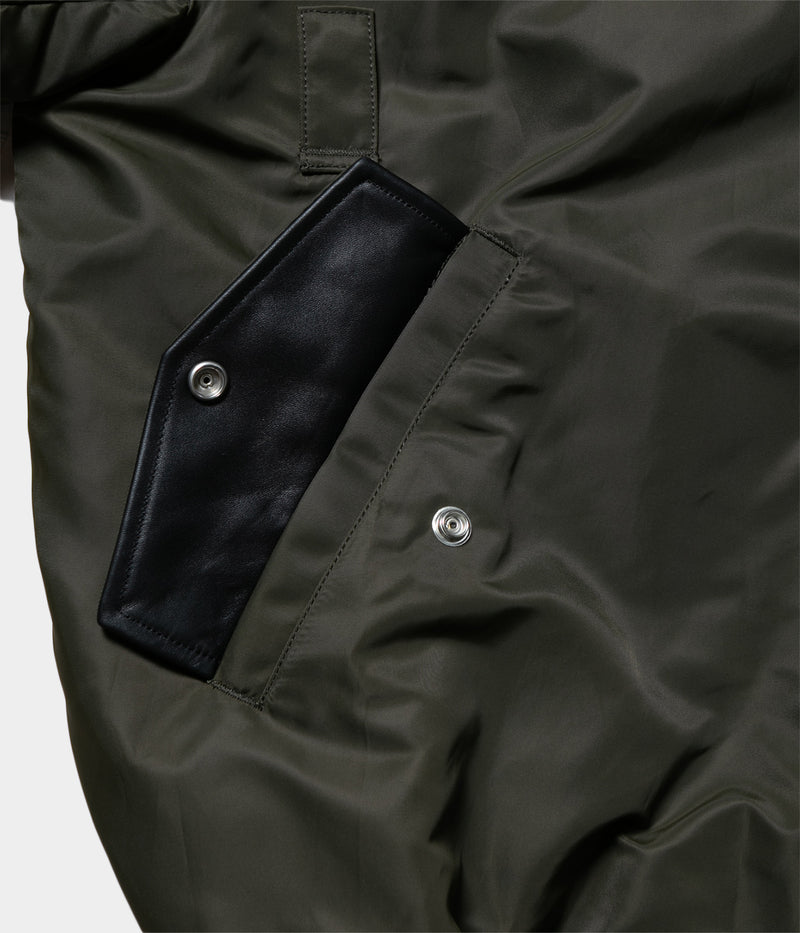 SSSTEIN "OVERSIZED FLIGHT JACKET"