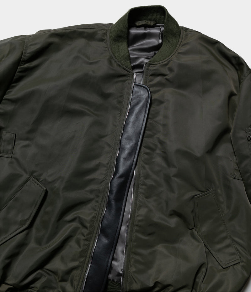 SSSTEIN "OVERSIZED FLIGHT JACKET"