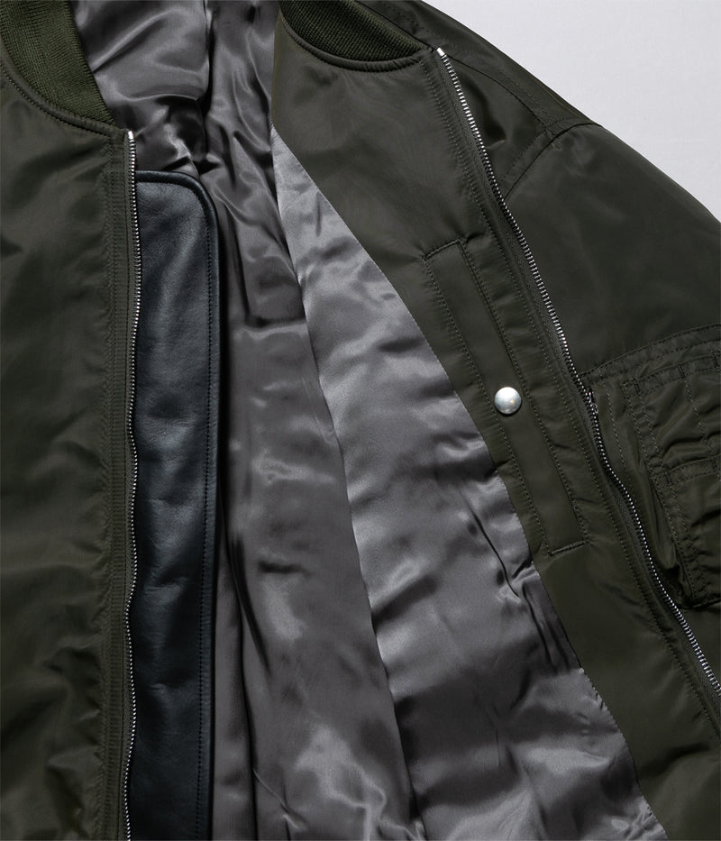 SSSTEIN "OVERSIZED FLIGHT JACKET"