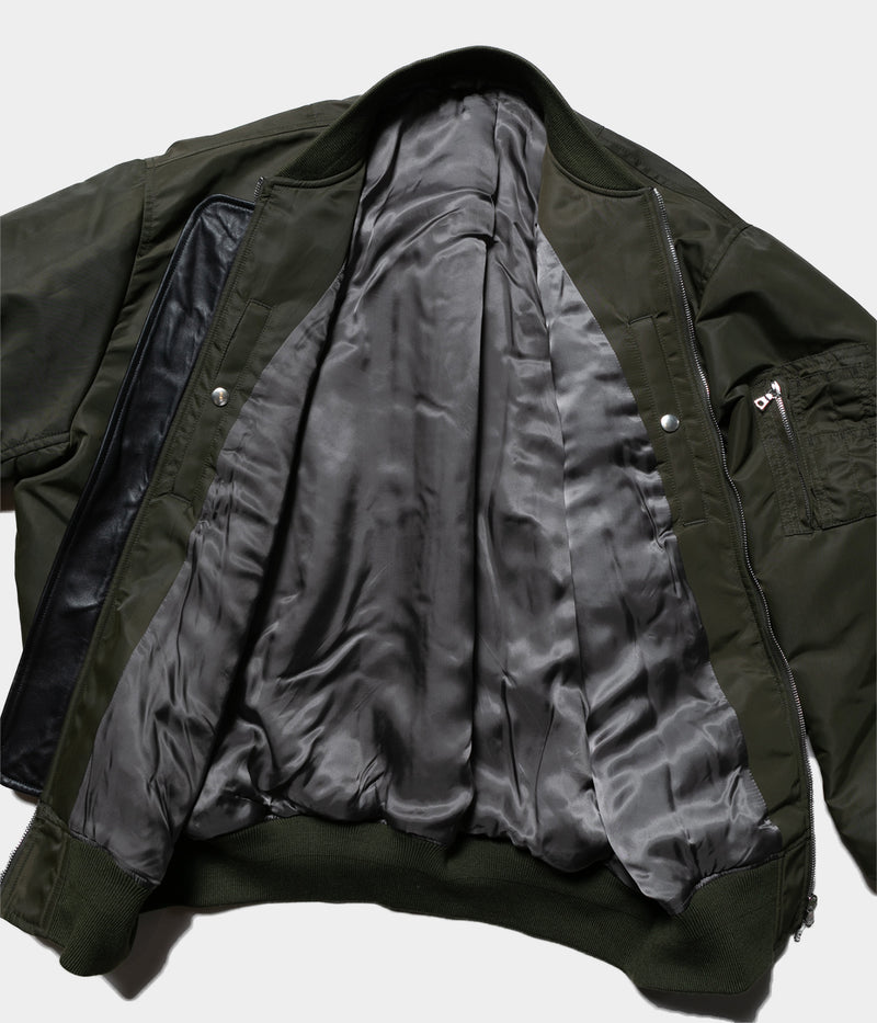 SSSTEIN "OVERSIZED FLIGHT JACKET"