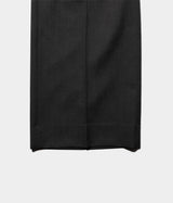 YOKE "3PLEATED WIDE-LEG TROUSERS"