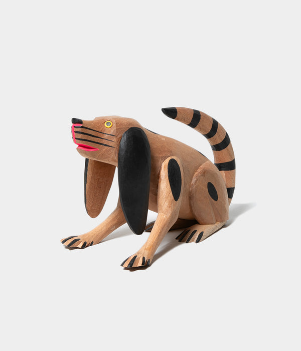 OAXACA WOOD CARVING "Dog (by Isaias Jimenez)"