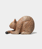 OAXACA WOOD CARVING "Cat (by Isaias Jimenez)"