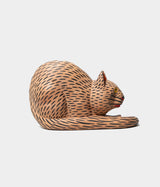 OAXACA WOOD CARVING "Cat (by Isaias Jimenez)"