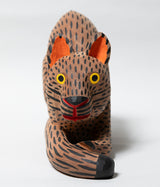 OAXACA WOOD CARVING "Cat (by Isaias Jimenez)"