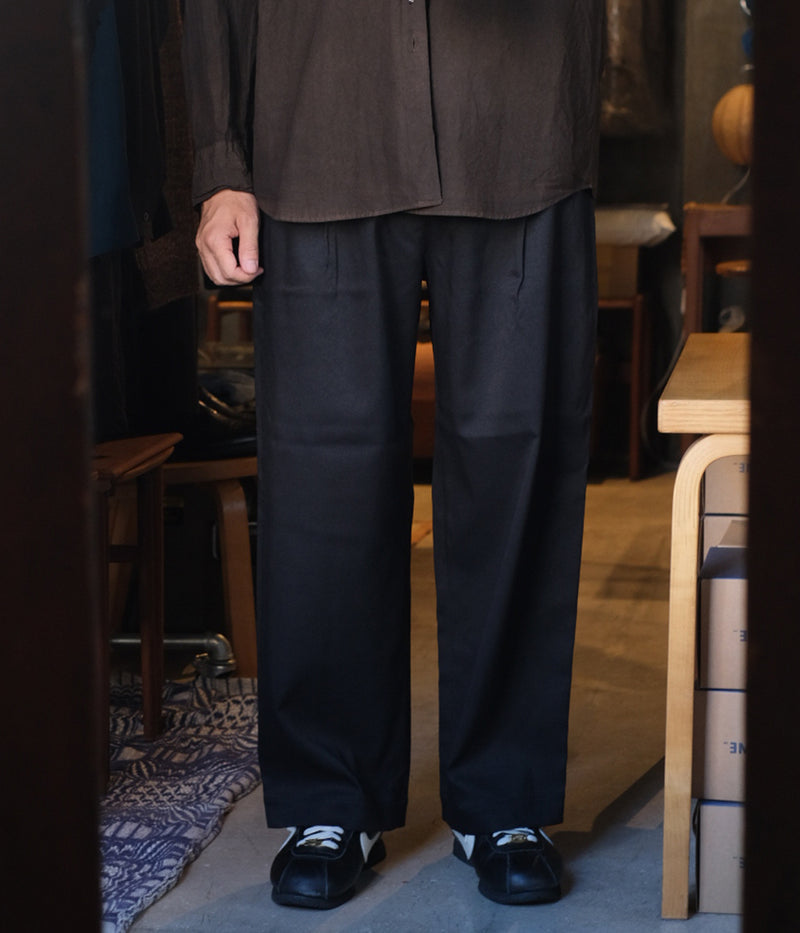 YOKO SAKAMOTO "SUIT WIDE TROUSERS"