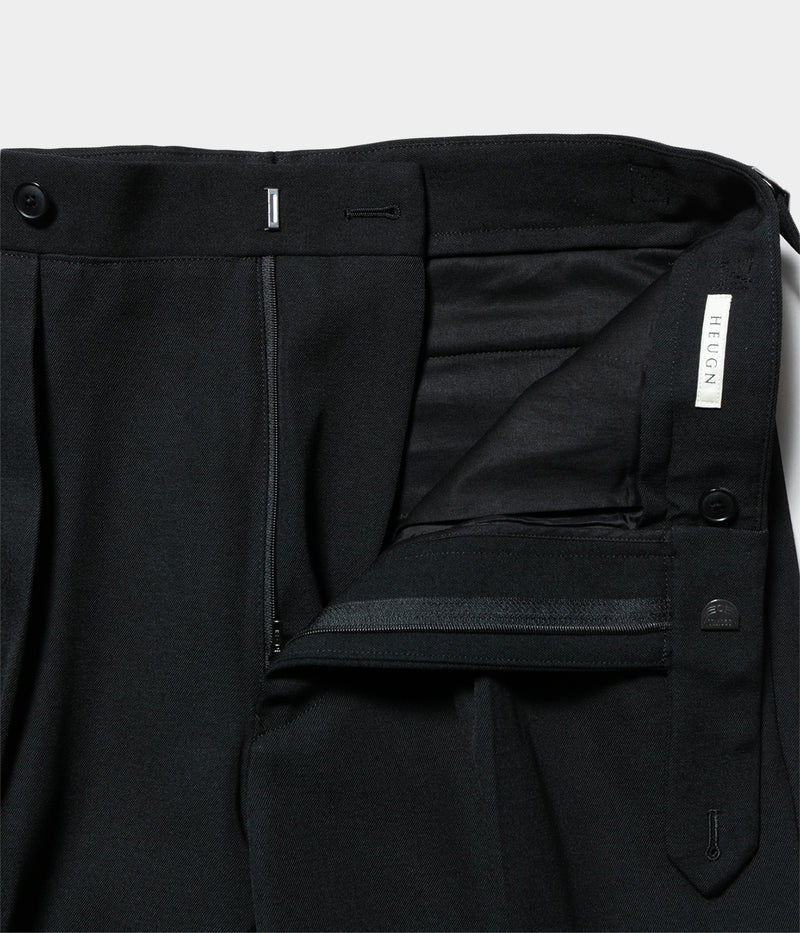 HEUGN "Aaron Gabardine Black"