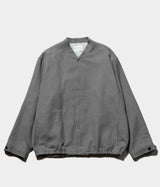 STILL BY HAND "BL05243" Linen wool mix blouson