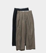 STILL BY HAND "PT09243" Deep tuck pressed pants