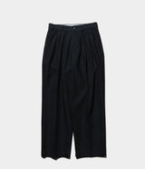 STILL BY HAND "PT09243" Deep tuck pressed pants