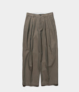 STILL BY HAND "PT09243" Deep tuck pressed pants