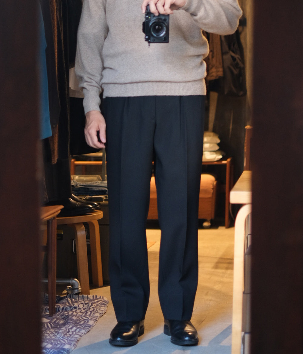 最終価格 HEUGN Geoge Gabardine 黒 3 定価46200円 HEUGN 