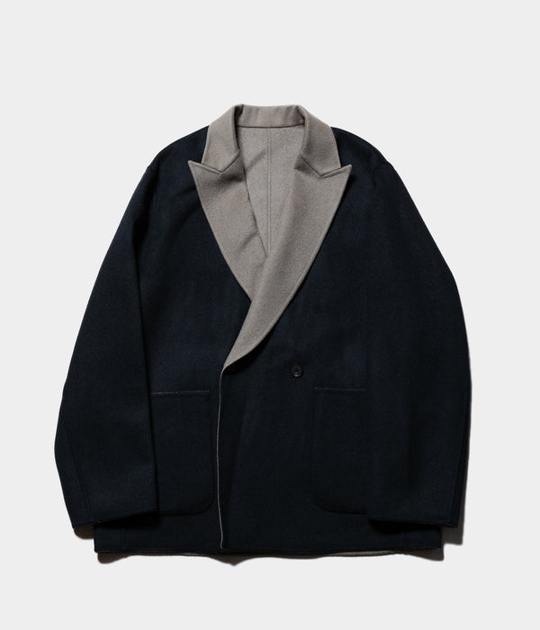 SSSTEIN "REVERSIBLE PEAK LAPEL JACKET"