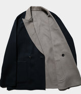 SSSTEIN "REVERSIBLE PEAK LAPEL JACKET"