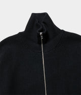 SSSTEIN "OVERSIZED DRIVERS KNIT ZIP JACKET"