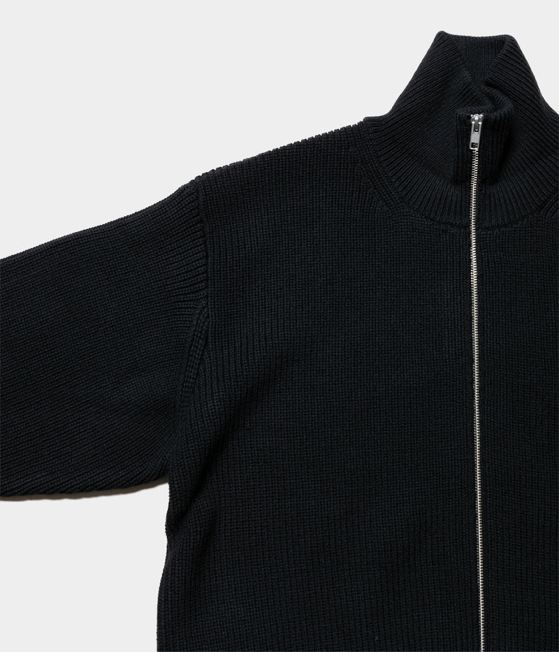 SSSTEIN "OVERSIZED DRIVERS KNIT ZIP JACKET"