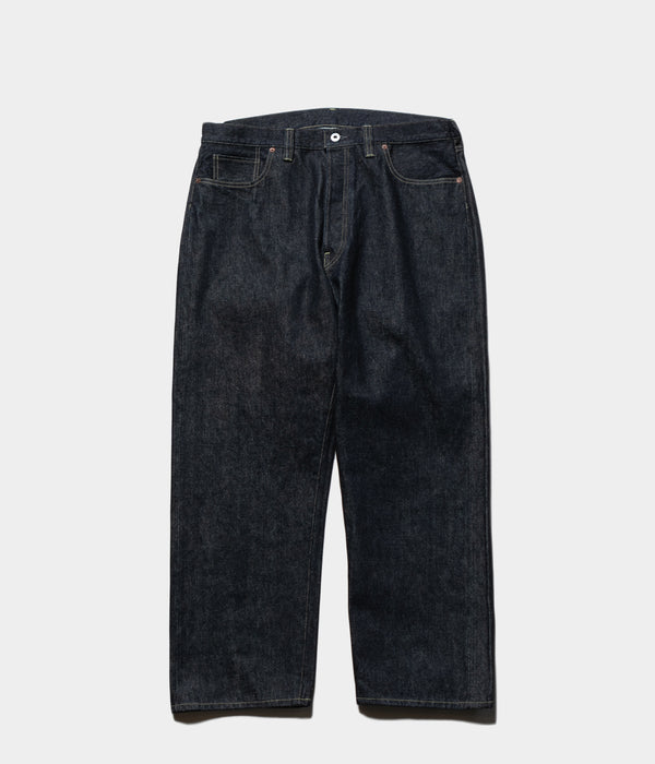 A.PRESSE "Washed Denim Wide Pants"