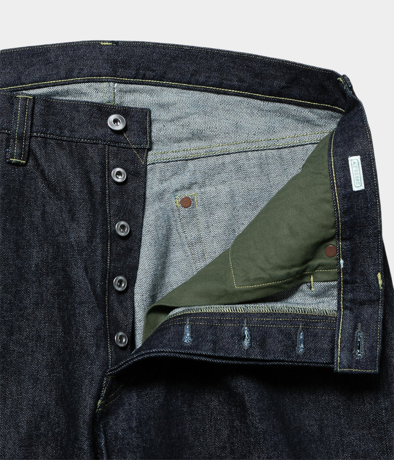 A.PRESSE "Washed Denim Wide Pants"