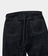 A.PRESSE "Washed Denim Wide Pants"