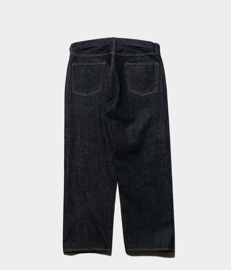 A.PRESSE "Washed Denim Wide Pants"