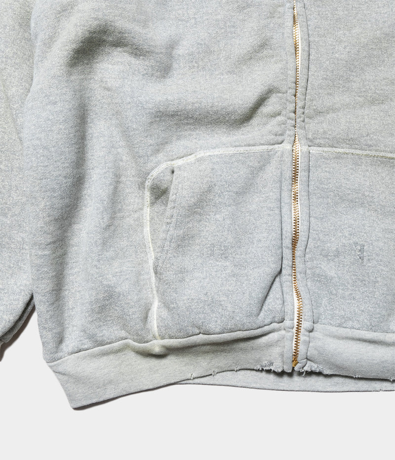 A.PRESSE "Vintage Zip Sweat Hoodie"