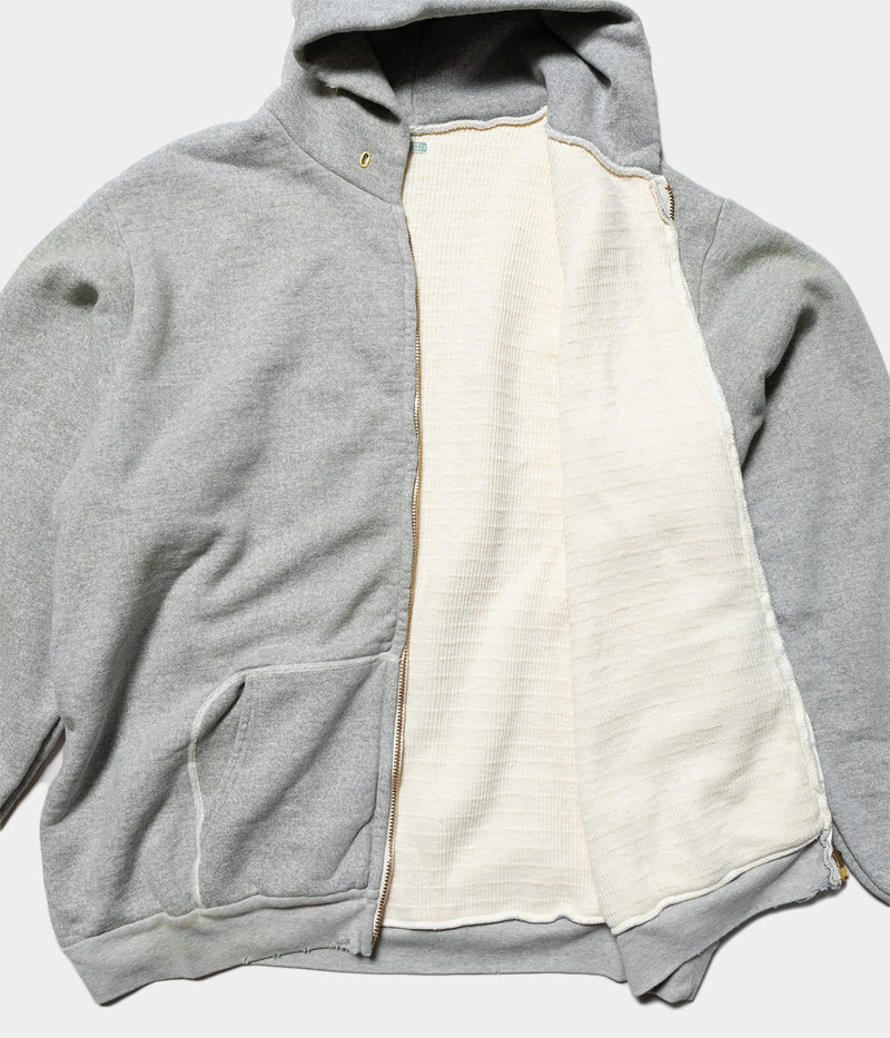 A.PRESSE "Vintage Zip Sweat Hoodie"