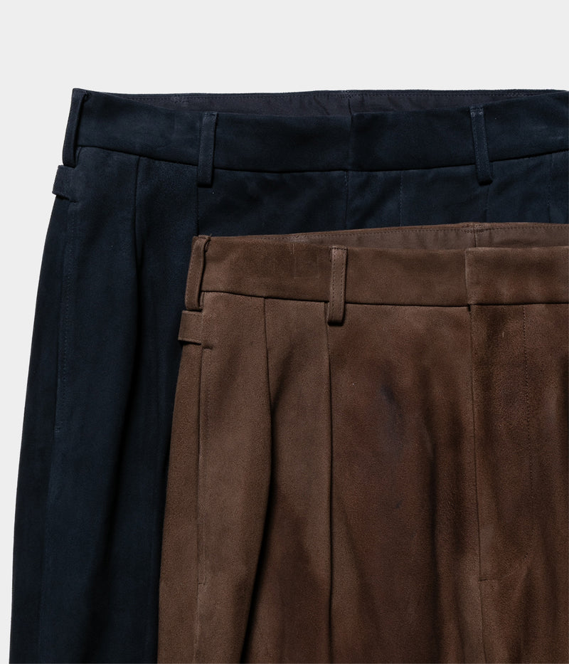 A.PRESSE "Suede Trousers"