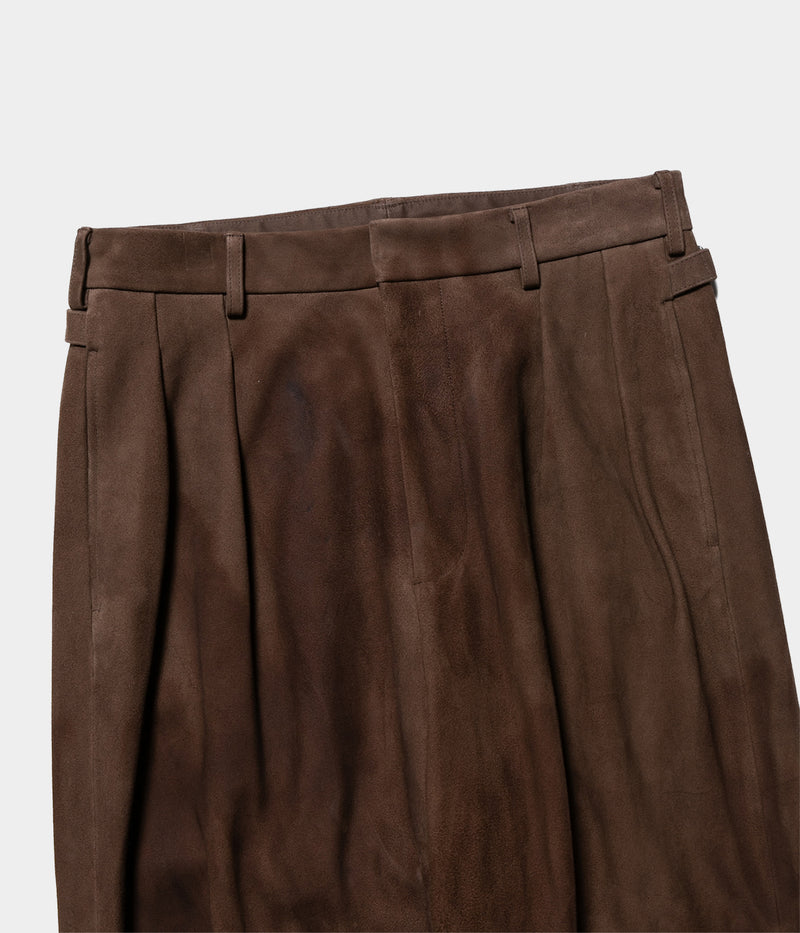 A.PRESSE "Suede Trousers"