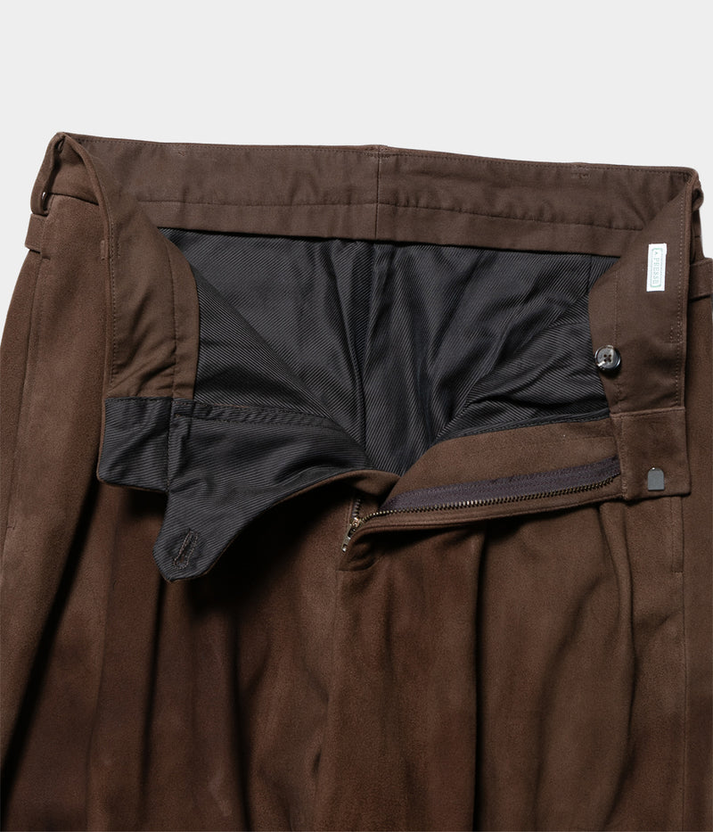 A.PRESSE "Suede Trousers"