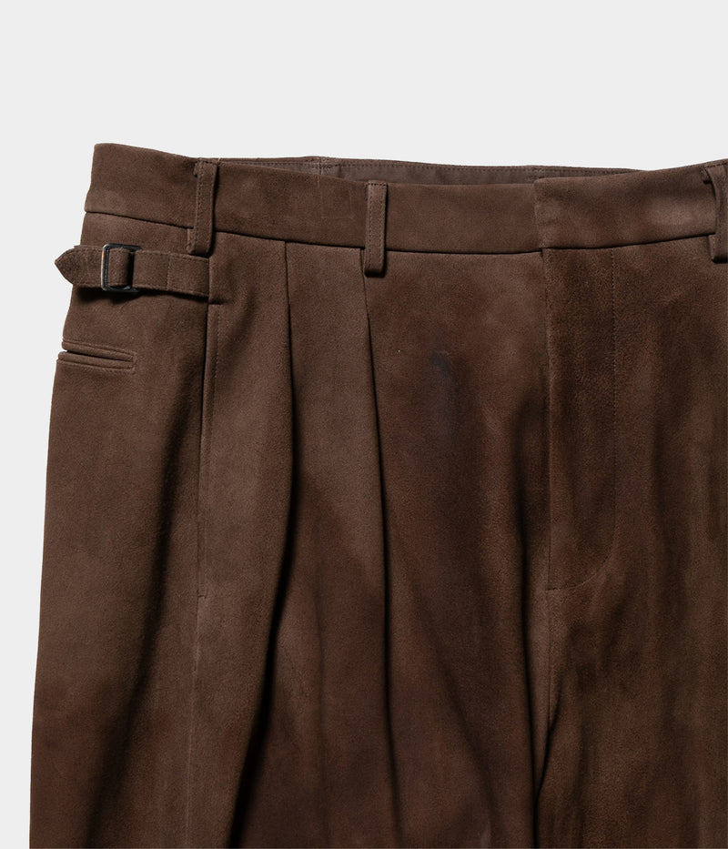 A.PRESSE "Suede Trousers"