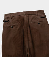 A.PRESSE "Suede Trousers"