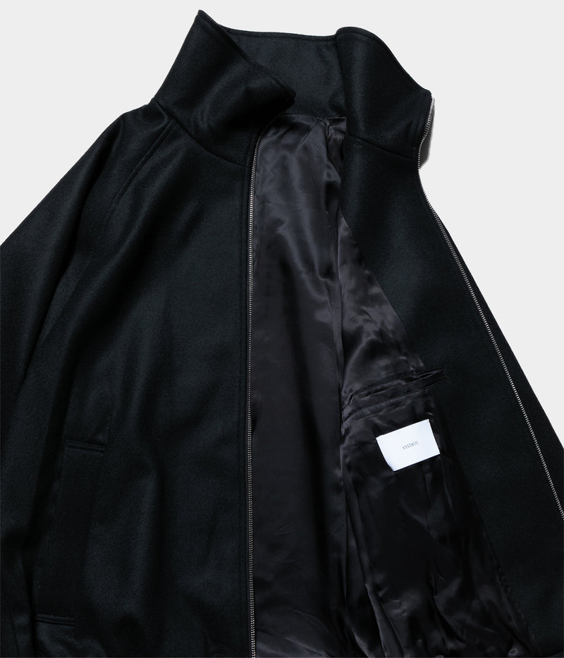 SSSTEIN "MELTON ZIP UP BLOUSON"