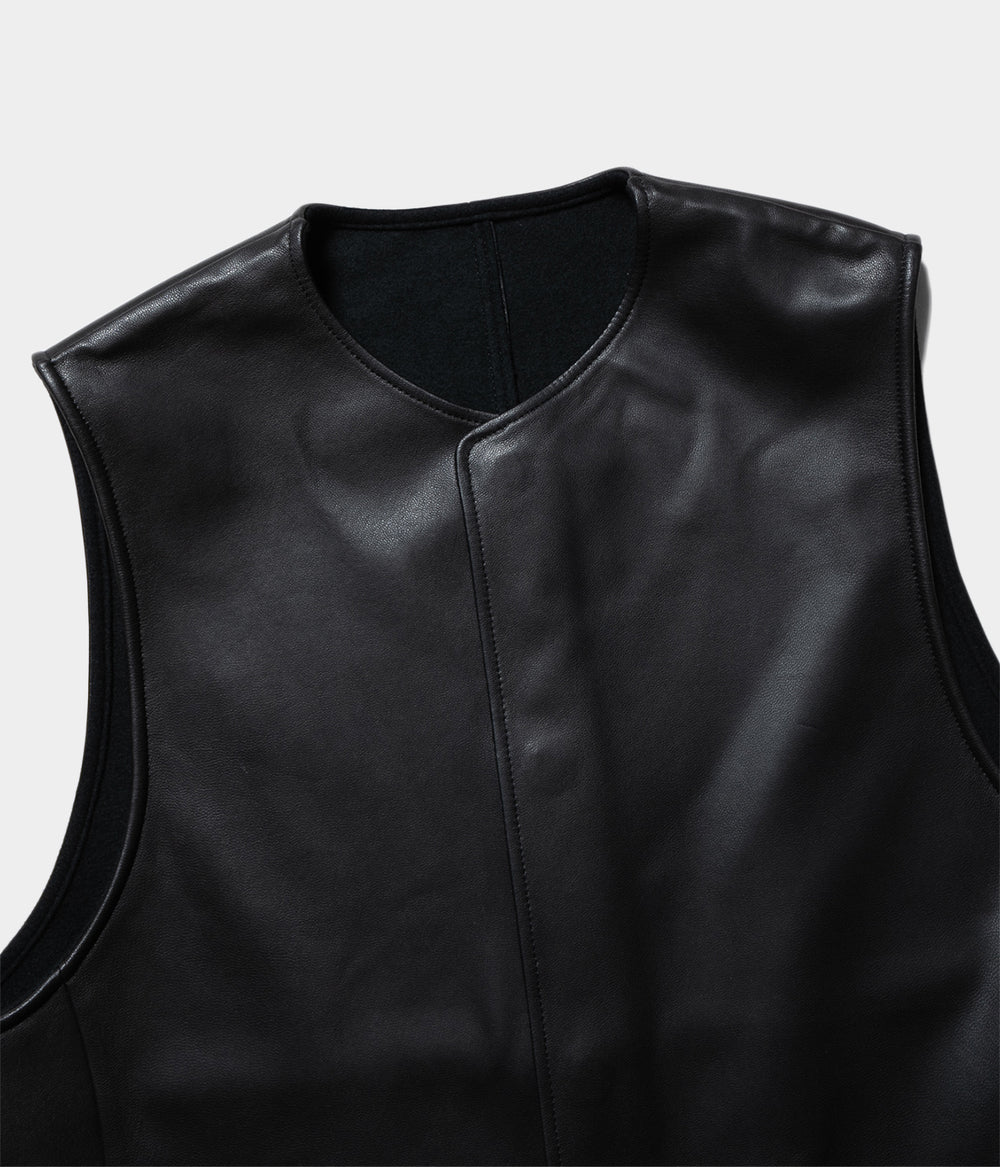 ssstein　Bonded Leather Vest SSSTEIN 